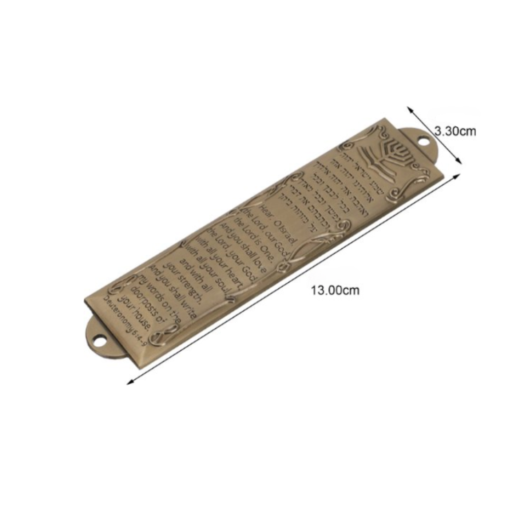 Mezuzah Goudkleurig