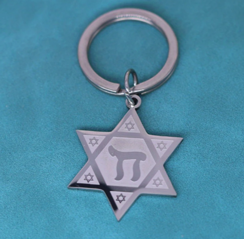 Sleutelhanger zilverkleurig